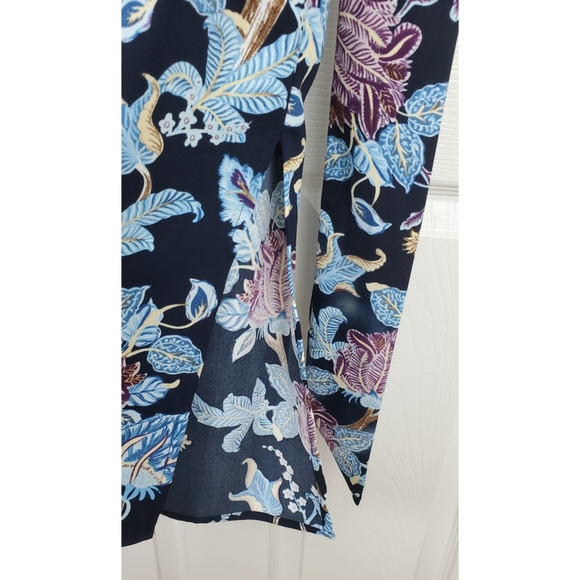 NWT Vince camuto floral print shirt midi dress - Picture 10 of 16